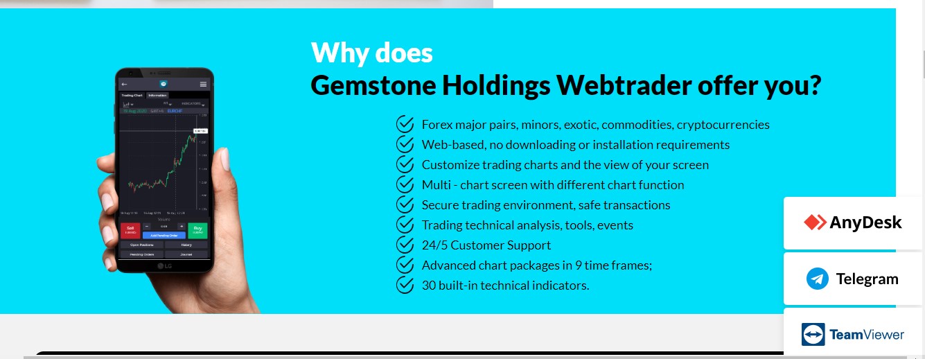 Gemstone Holdings Benefits