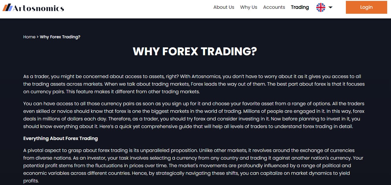 Artosnomics Forex Markets